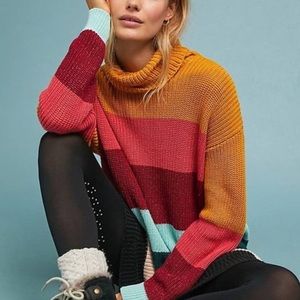 Rainbow Sweater by Farm Rio for Anthropologie